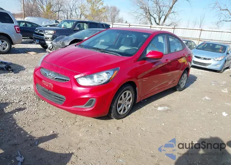 2014 Hyundai Accent Gls из США, поврежденный, VIN KMHCT4AE3EU726761